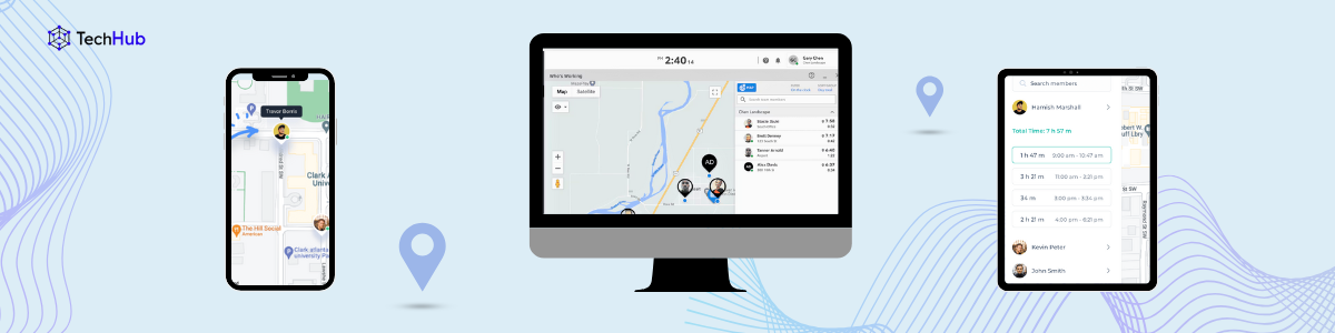 Employees can be monitored using GPS-enabled devices