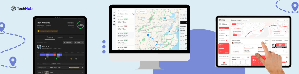 The system suggested efficient routes based on live GPS data