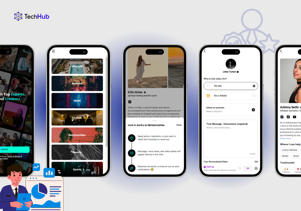 An intuitive interface that simplifies expert discovery through category filtering or direct name searches..