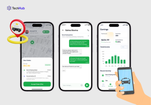 In-App Messaging: Enables clear and instant communication between riders and drivers.