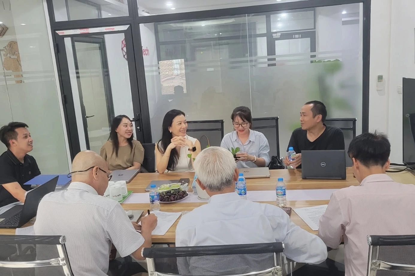 TechHub account lead in a client governance review