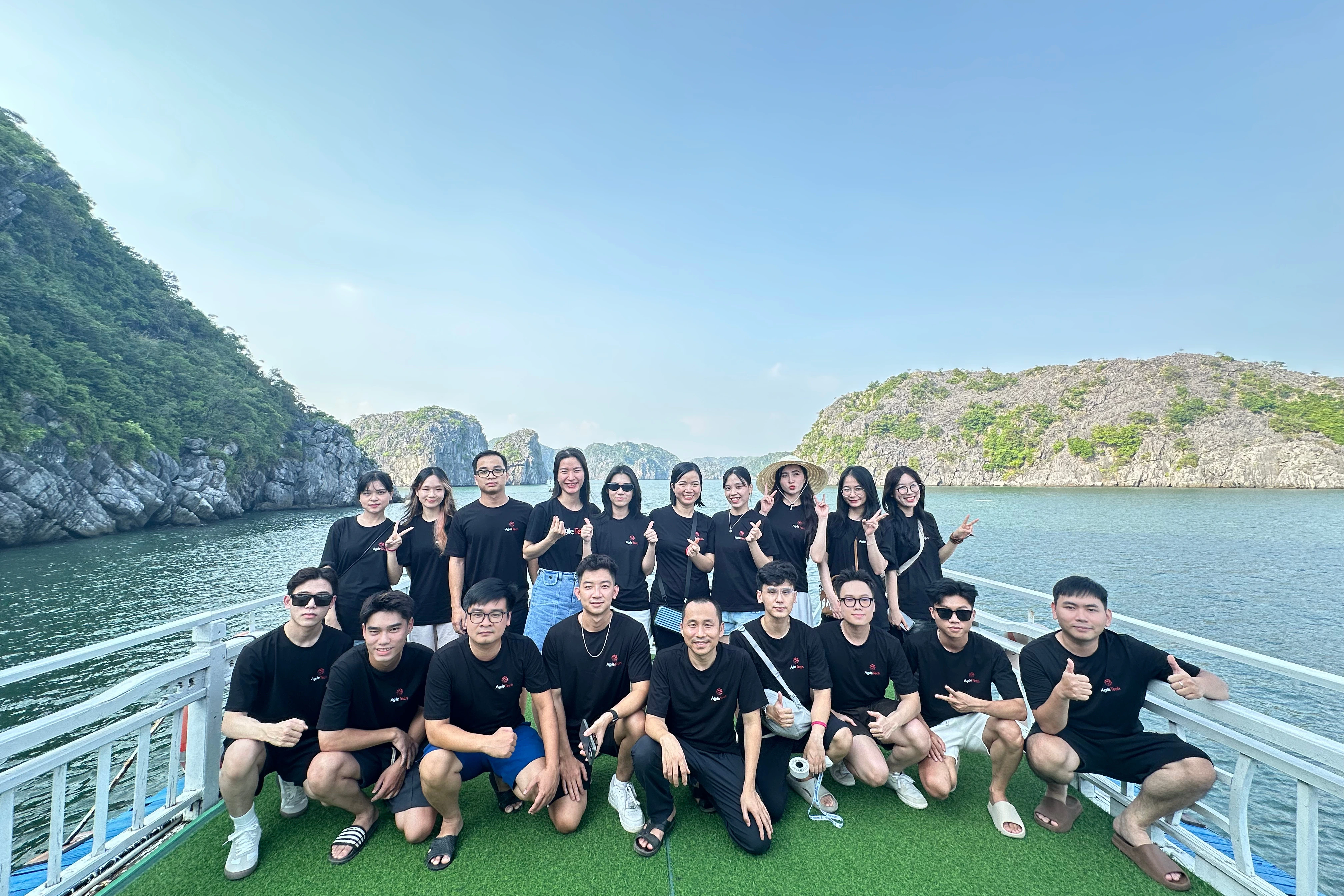 TechHub team at an annual company team-building event